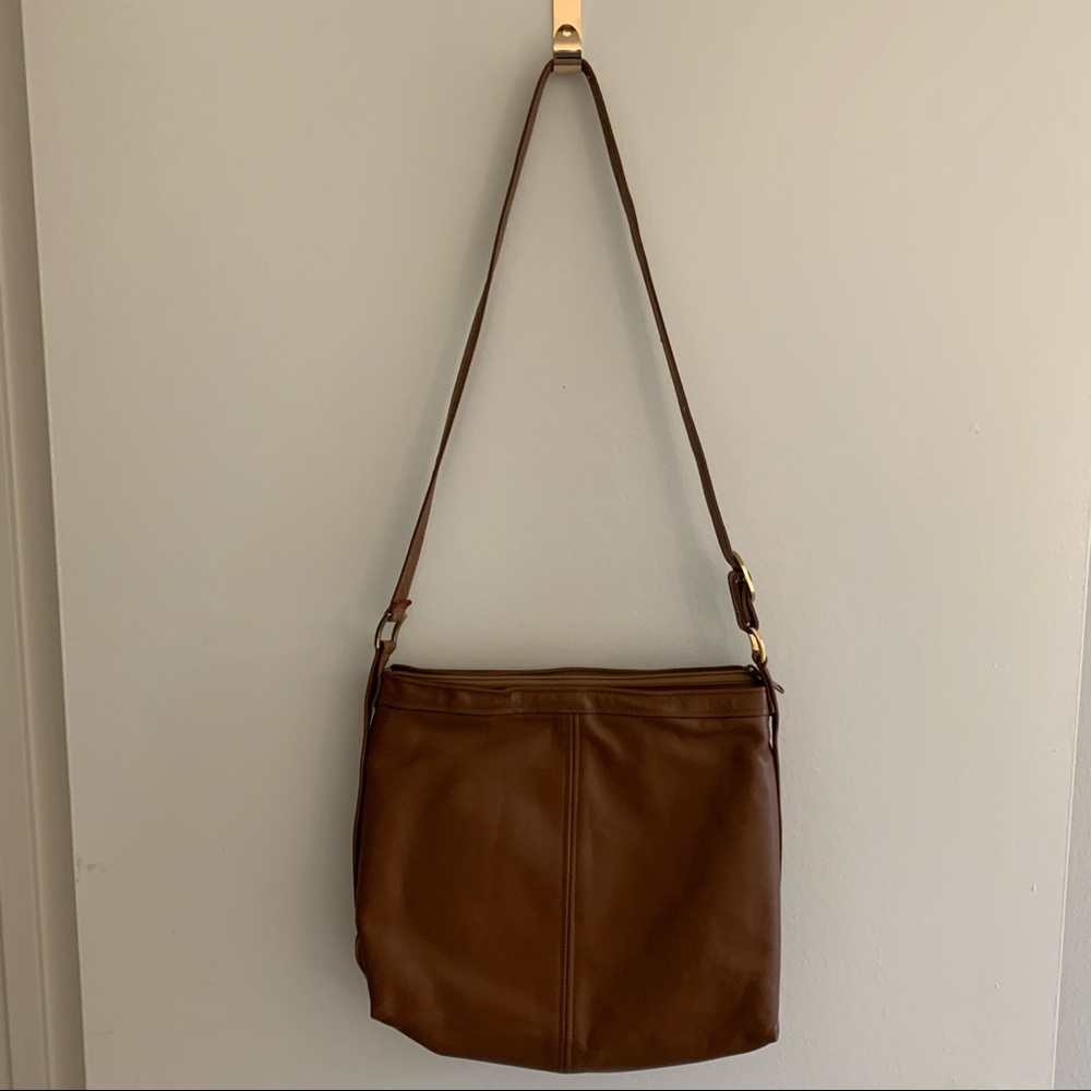 Great American Cognac Leather Purse